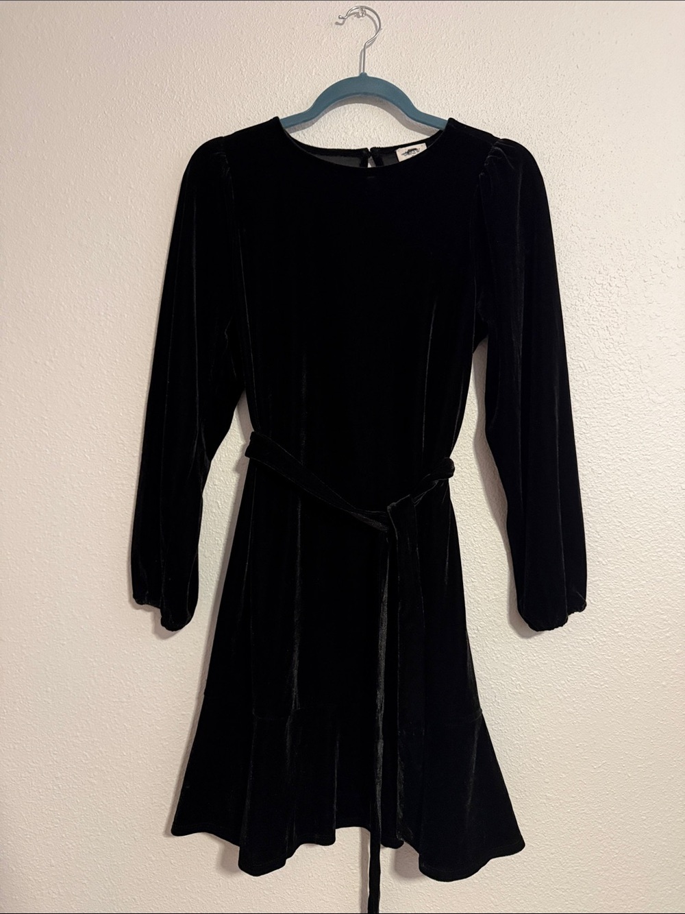 J.Crew Velvet Tie-Waist Mini Dress - Picture 3 of 9